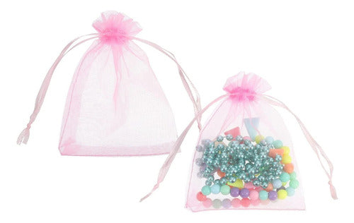 Bolsa De Organza 12cmx 9cm Paquete X 25und