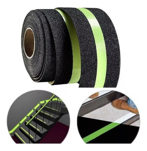 Cinta De Seguridad Antideslizante Y Reflectiva 50mm X 20mt