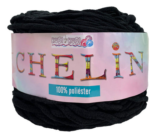 Lana Chelin Suave Esponjosa Tejido Bufanda Telar Ovillo 160g