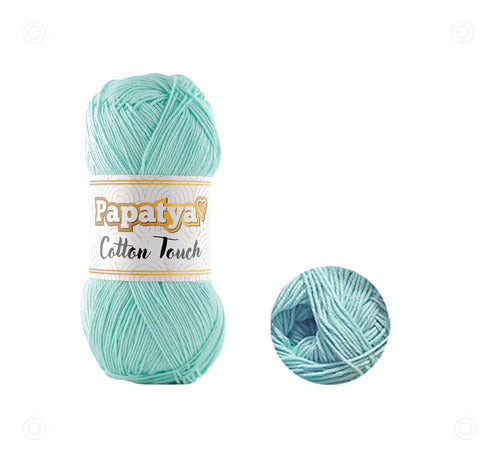 Lana Papatya Cotton Touch Algodon Tejido Ovillo 50g X 150mt