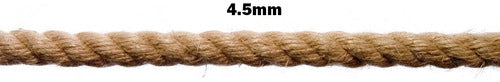 Cuerda Yute Natural Resistente Decoracion 4.5 Mm X 50 Mts