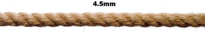 Cuerda Yute Natural Resistente Decoracion 4.5 Mm X 50 Mts