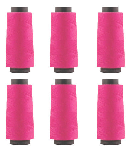Hilo Importado Coser 100% Poliester 2000 Yardas  X 6 Unid