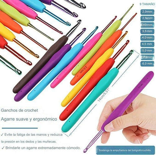 Kit De Agujas De Ganchillo Y Accesorios Para Tejer