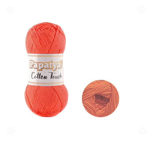 Lana Papatya Cotton Touch Algodon Tejido Ovillo 50g X 150mt