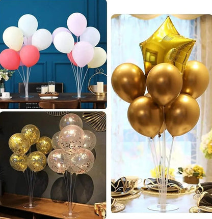 Soporte Acrílico Para Globos Árbol De Globos X3 Bases