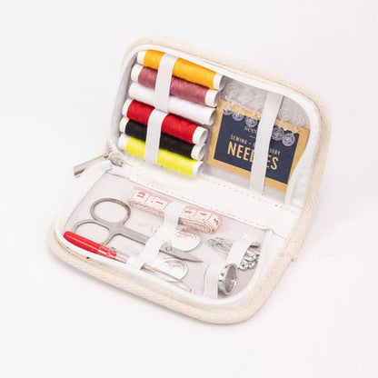 Kit Mini De Costura Completo Viajero 58 Piezas Beige
