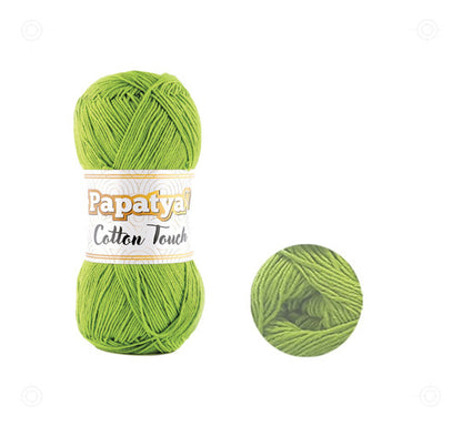 Lana Papatya Cotton Touch Algodon Tejido Ovillo 50g X 150mt