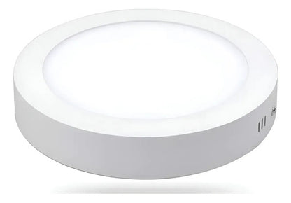 Panel Led Sobreponer Redondo 24w Certificada
