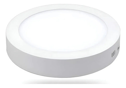 Panel Led Sobreponer Redondo 24w Certificada