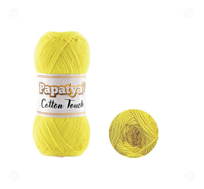 Lana Papatya Cotton Touch Algodon Tejido Ovillo 50g X 150mt