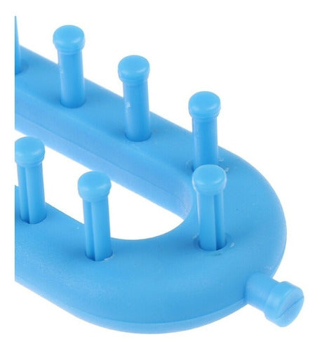 Kit Telar Rectangular Plástico Largo X4 Tamaños + Agujas