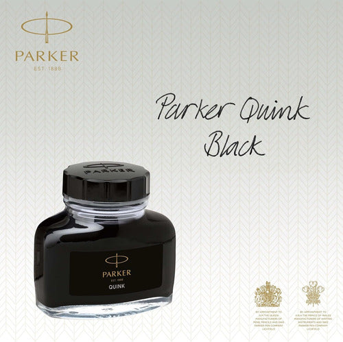 Tinta Parker Negra 57ml Para Estilógrafo Quink