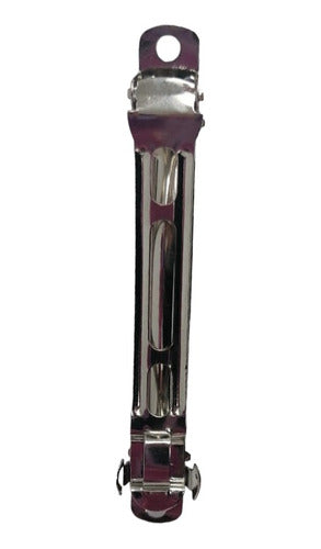 Bases Hebillas Francesas Pelo Cabello Metalicas 7cmx 12 Unid