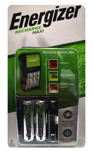 Cargador De Pila Energizer Maxi - +2 Pilas (aa) Entrada 1.2v Salida Default Title