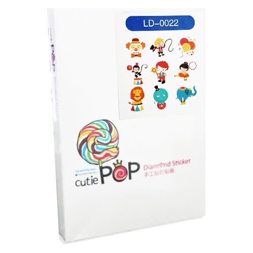 Kit Stickers Pegatinas Diamantes Cutie Pop Diamond Stickers Circo