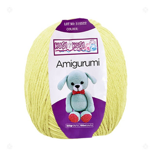 Madeja De Lana Amigurumi Algodon 100 Gramos X 180 Metros