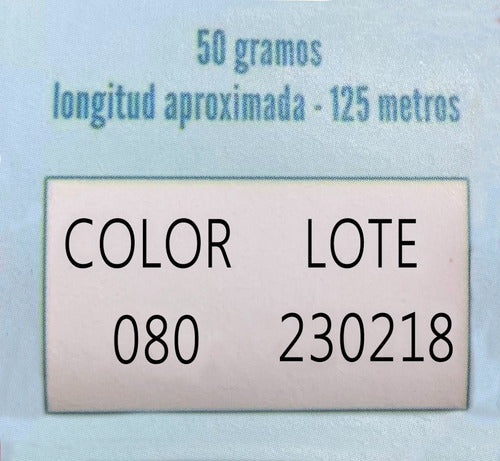 Lana Nube Acrilica Madeja De 50 Gramos 125 Metros