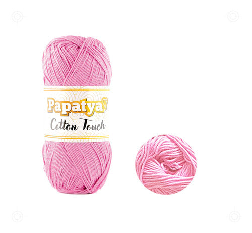 Lana Papatya Cotton Touch Algodon Tejido Ovillo 50g X 150mt