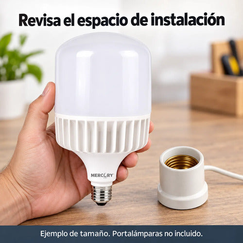 3 Bombillos Led 70 W Rosca E27 110 V 110v Blanco Cálido