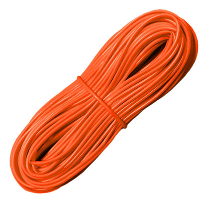Madeja Mimbre Cordón Tubo Plástico Pvc Para Tejer X 40metros Naranja