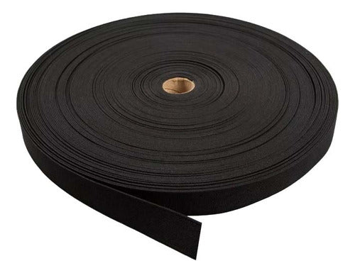 Elastico De 2,5 Cms Negro Crochet 67 Metros 1 Kilo