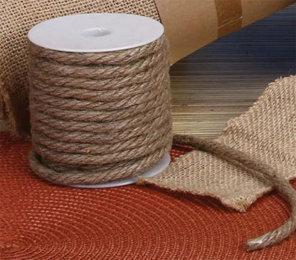 Cuerda Yute Natural Resistente 4 Mm X 20 Mts Decoración