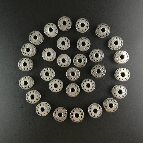 200 Carretel Metalico Para Maquina Coser Familiar Costura