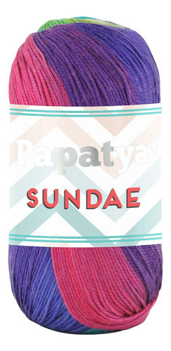 Lana Papatya Sundae 100% Acriica Tejido Ovillo 100g X 320 Mt