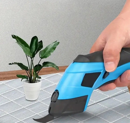 Cortadora De Tela Y Cartón Recargable Usb Tijera Eléctrica