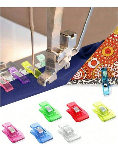 Ganchos Clips Pinza Costura Confeccion Manualidades X 100und