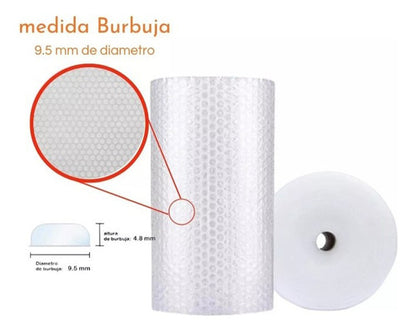 Rollo Plastico Papel Burbuja Embalaje 50cm X 50mts