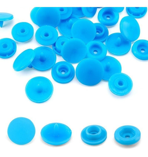 Broches Plasticos Presion 12.5mm Para Ropa Colores X 1000 Und