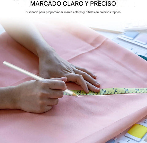 5 Lapiz Tiza Modistería Costura Dibujo Estudiantes