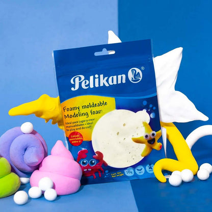 Foamy Moldeable 50 Gr Pelikan Blanco X10 Und
