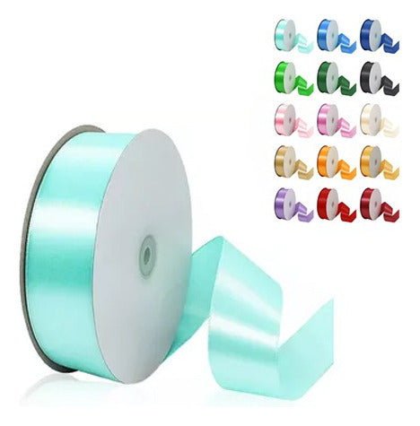 Rollo Cinta Satin Para Decoracion Ancho 4 Cm X 55 Metros