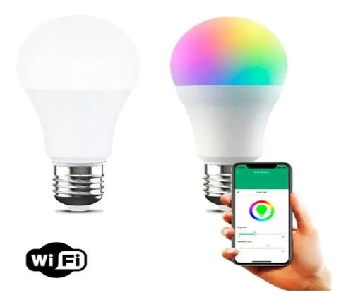 Mercury Smart Bombillo Led Wifi 9w Rgb Unidad 110v Multicolor