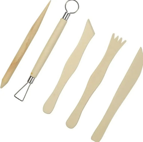 Kit De Herramientas Para Modelar Arcilla, Cerámica 5 Piezas