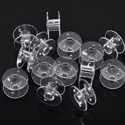 Carretes De Plástico Para Hilo Resistencia Y Durabilidad X12