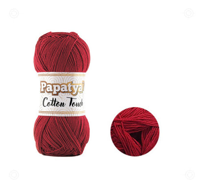 Lana Papatya Cotton Touch Algodon Tejido Ovillo 50g X 150mt