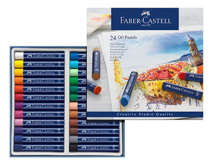 Tizas Pastel Óleo Studio Quality Faber Castell Estuche X24