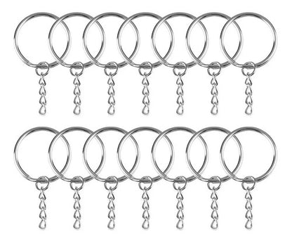 Llavero Argolla Con Cadena X 100 Und