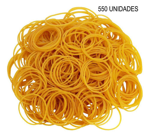 Bandas  Elásticas Cauchos 200 Gramos  Amarillo 550 Und