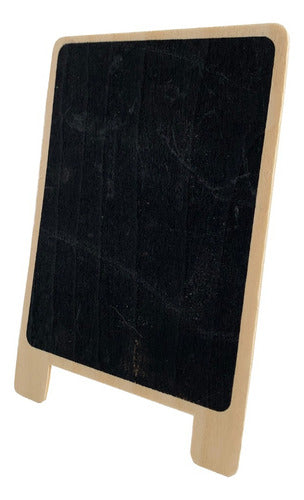 Pizarra Pequeña De Pie Madera Para Tiza Decoración