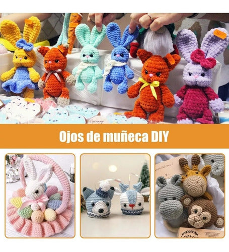 Ojos De Seguridad Amigurumi Negro 200und Manualidades