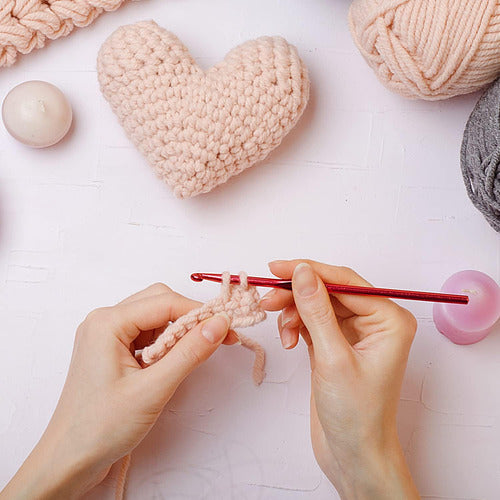 Kit De Agujas Crochet Tejer Aluminio 2.0mm A 6.5mm X 10 Unid