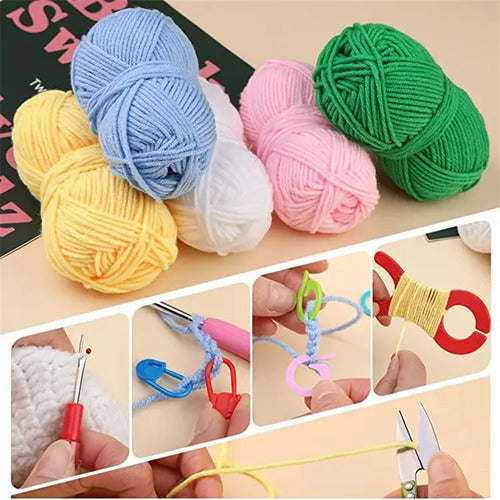 Kit De Agujas De Ganchillo Y Accesorios Para Tejer