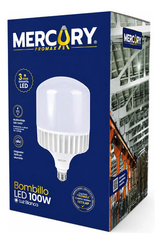 Bombillo Led 100w Alta Potencia Certificado E27 X Unidad 110v Blanco Frío