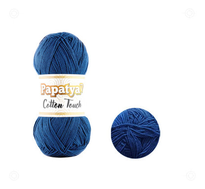 Lana Papatya Cotton Touch Algodon Tejido Ovillo 50g X 150mt