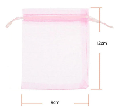 Bolsa De Organza 12cmx 9cm Paquete X 100und